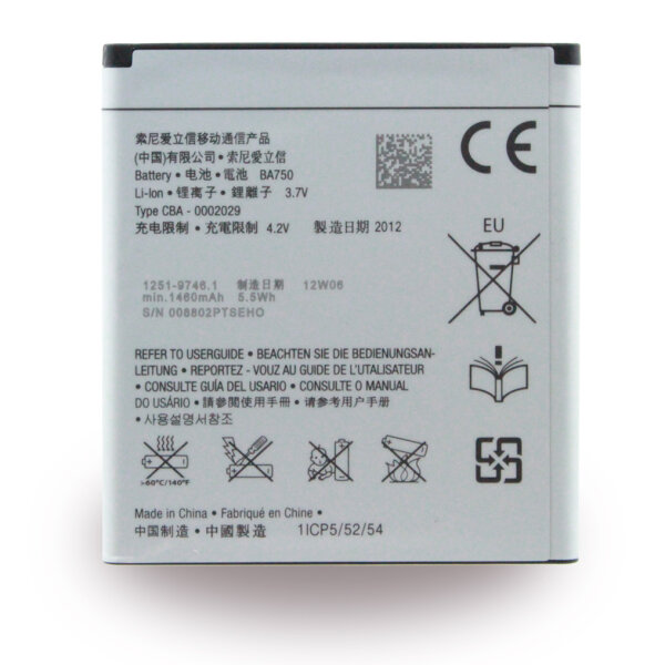 SonyEricsson - BST-38  Original Akku - 930mAh