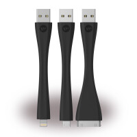 Mophie 3er Set Lightning/Micro/30 Pin Ladekabel