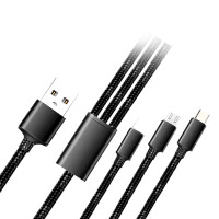 Cyoo  Lightning/USB-C /Micro-USB Ladekabel 1.2m