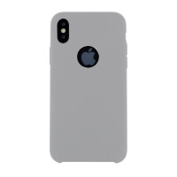 Cyoo Liquid Silikon Hülle Cover iPhone X  XS Weiss