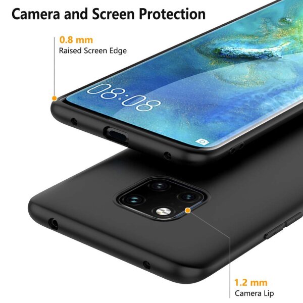 Cyoo Liquid Silikon Hülle Cover Mate 20 Pro