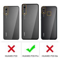 Cyoo Liquid Silikon Hülle Cover P20 Pro Schwarz