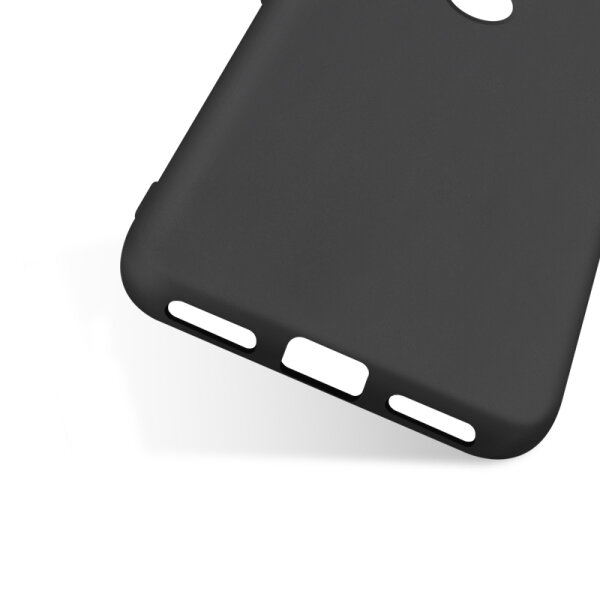 Cyoo Liquid Silikon Hülle Cover P20 Lite Schwarz