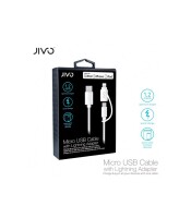 Jivo JI-1863 2in1 Micro/Lightning Ladekabel MfI