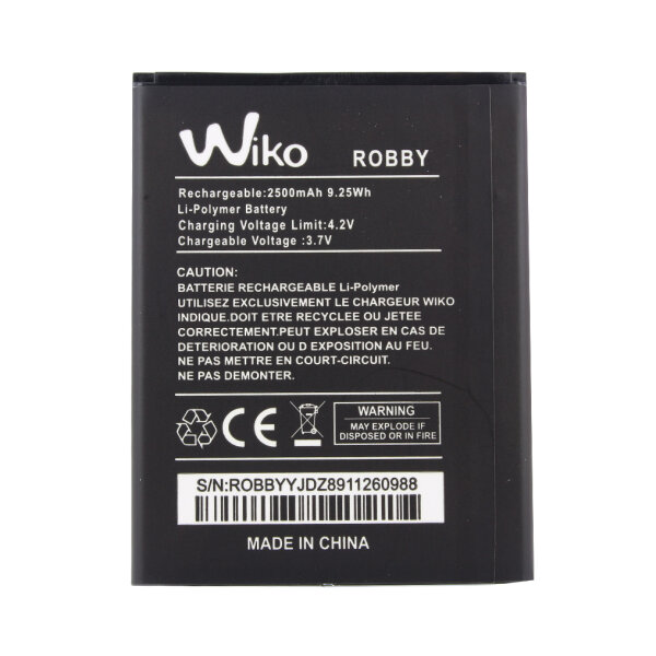 Wiko - Robby Original Akku - 2500mAh