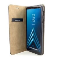 Mike Galeli Echtleder Tasche Galaxy A9 Schwarz