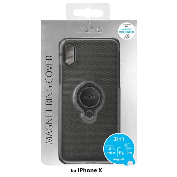 Puro - Cover Magnet Ring - Apple IPhone X - Xs