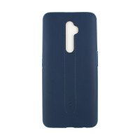 Oppo Original Leder Hülle Reno2 Blau Cover