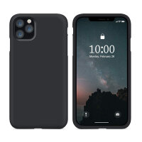 Cyoo Liquid Silikon Hülle iPhone 12 Pro Schwarz