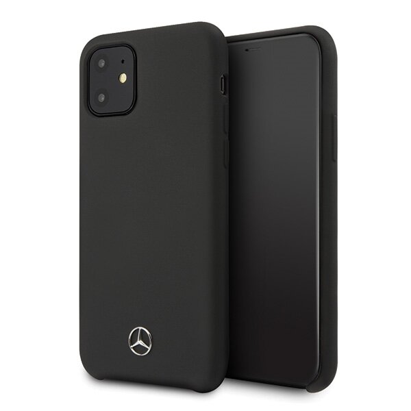 Mercedes Silikon Line Hülle iPhone 11 mini Schwarz