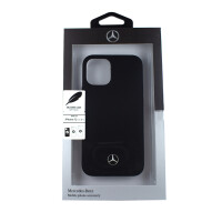 Mercedes Silikon Line Hülle iPhone 11 mini Schwarz