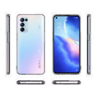 Oppo Silikon Original Hülle Reno4 Pro Transparent