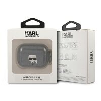 Karl Lagerfeld Silikon Hülle AirPods Pro Schwarz