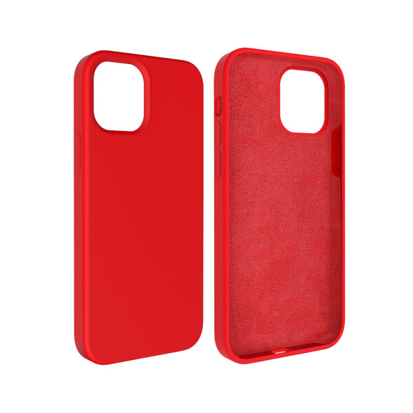 Cyoo Liquid Silikon Hülle iPhone 13 mini Rot