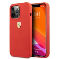 Ferrari Silikon Hard Hülle iPhone 13 mini Rot