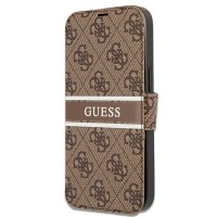 Guess 4G Stripe Tasche iPhone 13 mini Braun