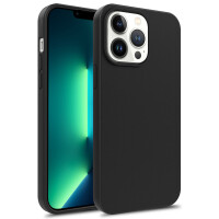 Cyoo Liquid Silikon Hülle iPhone 14 Schwarz Cover