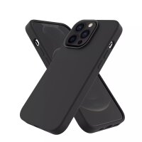 Cyoo Liquid Silikon Hülle iPhone 14 Pro Schwarz