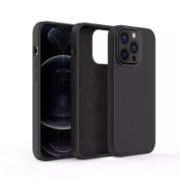 Cyoo Liquid Silikon Hülle iPhone 14 Plus Schwarz