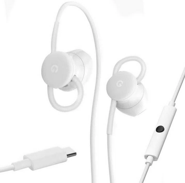 Original Stereo Headset USB-C Typ C Weiss Bulk