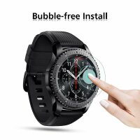 2x Glasfolie für Samsung Gear S3 Hart Glas Displayschutz 9H Echtglas Schutz Glas