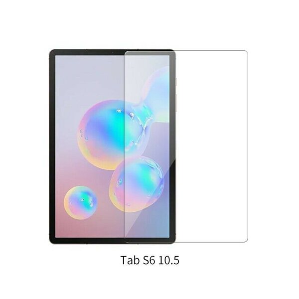 2x Hartglas Echt Glas Folie für Samsung Galaxy Tab S6 10.5 Zoll Klar T860 T865